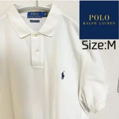 POLO RALPH LAUREN ホワイトポロシャツ M