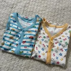 【美品】タンクトップ肌着2枚セット 80cm
