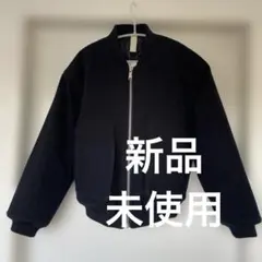 サンフラワーインターナショナルギャラリービームスウールボンバージャケットネイビーのサムネイル