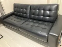 カリメロ様専用 ニトリ ソファ ロゾ4 ブラック - メルカリ
