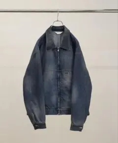 ANCELLM26ss DENIM ZIPUP JACKET - BLACK2 - メルカリ