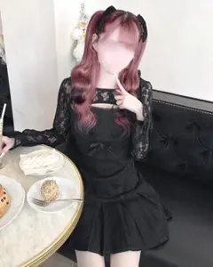 HONEYMEW ハニーミュウ ビッグリボンフリルシフォンワンピース