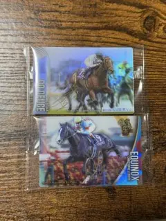 サラブレッドホースコレクション 第3R ドウデュース イクイノックス 箔押し