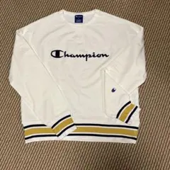 『新品未使用』チャンピオン　スウェット　長袖トレーナー　オフホワイト　L