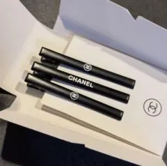 新品　シャネル　正規ノベルティ　ヘアピン　三本セット　ブラック