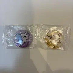 ちいかわ くら寿司 缶バッジ うさぎ モモンガ