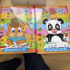 My ABCs Book 1 & 2 セット　ズィッピー　DWE WFC 絵本のサムネイル