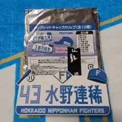 北海道日本ハムファイターズ 水野達稀 キャップクリップ