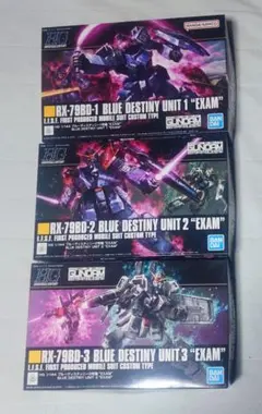 MG ガンダム 陸戦型 ブルーディスティニー 塗装済完成品 - メルカリ