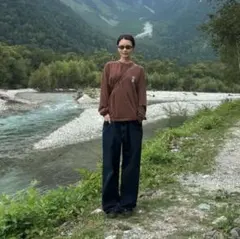 VINTAGE WIDE DENIM バギーパンツ　ワイドデニム