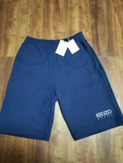 新品タグ付・希少ライカ期 KENZO HOMME ハーフパンツ ネイビー 日本製のサムネイル