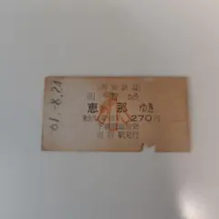 P135】下津井電鉄 準片 準常備式片道乗車券 1枚 - メルカリ