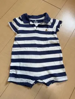 baby gap ストライプロンパース 6-12ヶ月