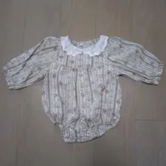 juo 花柄ロンパース 80cm