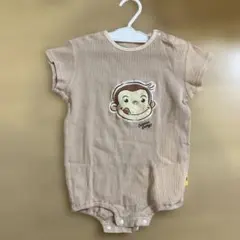 おさるのジョージ　半袖ロンパース 80サイズ