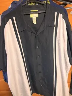 Cubavera ストライプ 半袖シャツ 3XL