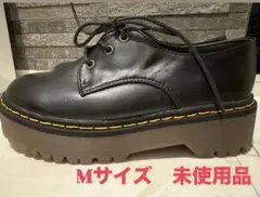 LOVEHUNTER 未使用品 厚底レースアップシューズ Mサイズ ブラック黒