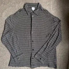 ARMANI COLLEZIONI シルク100%ニットシャツ XL USED