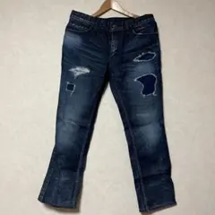 EPOCA UOMO ダメージ加工　デニムパンツ　オールシーズンのサムネイル