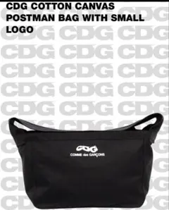 CDG COTTON CANVAS POSTMAN BAG ブラック - メルカリ