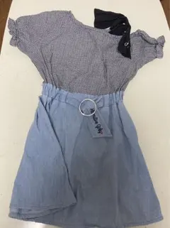 ALGY チェックドッキング　ワンピース　140