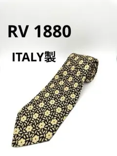 美品 RV1880 MILANO ネクタイ イタリア製 シルク100% 花柄のサムネイル