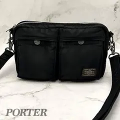 PORTER ポーター タンカー バッグ ショルダーバッグ ブラック 2WAY