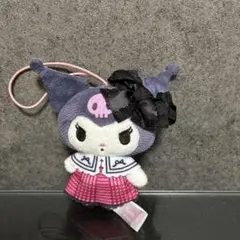 ハローキティ マスコット ストラップ ゴスロリ パープル サンリオ