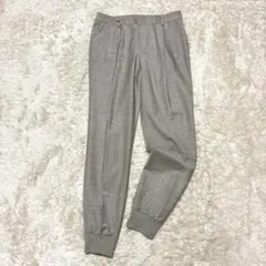 美品✨【キレイめジョガーパンツ】デプレ　ウール　イージーパンツ　スティックパンツ
