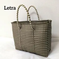 【上品】Letra レトラ メルカドバッグ Sサイズ ゴールド×クリームのサムネイル