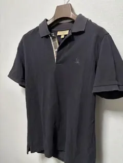 【値下げ可】BURBERRY ネイビー ポロシャツ M