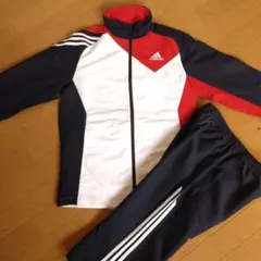 アディダス adidas ウォームアップジャージ 膝下丈パンツ上下セット