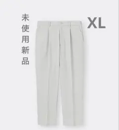 パ*ル様 【未使用新品】GU ドライワイドイージーアンクルパンツ+EC グレーX
