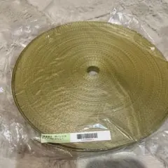 【新品未使用】手芸用PPバンド100m からし色