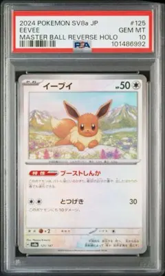【PSA10】イーブイ マスターボール ミラー テラスタルフェスex