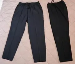 オルマイイージーパンツ　夏用・冬用2点セット　ブラックSサイズ