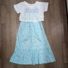 新品　マザウェイズ　3wayマキシ丈ワンピース＆トップスセット　150