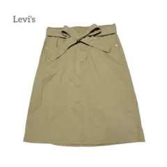 リーバイス ウエストリボン Aラインスカート チノスカート サイズ26 ベージュ