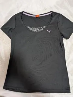 Puma ブラック ショートスリーブ Tシャツ