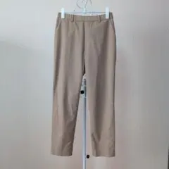 ユニクロ　EZYアンクルパンツ（丈標準66～68cm）レディース　ベージュ　M