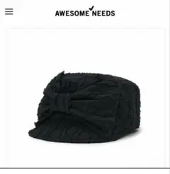 AWESOME NEEDS ベルボーイキャップ リボン - メルカリ