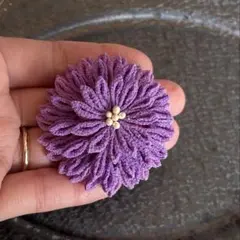 * 成人式・七五三に＊華やかパープルの髪飾り