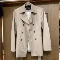 コムサイズム　トレンチコート　ハーフ