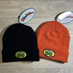 公式品　パラッパラッパー　ニット　ビーニー　キャップ　2個セット　新品タグ付き