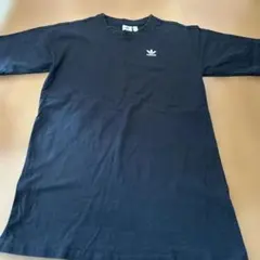 adidas 黒 Tシャツ XSサイズ ミニワンピース