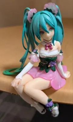 初音ミク　ぬーどるストッパーフィギュア　Flower　Fairy　朝顔　ピンク