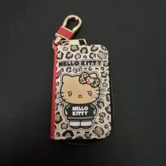 ハローキティ ヒョウ柄キーケース