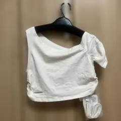 Chico ホワイト 変形シャツ Fサイズのサムネイル