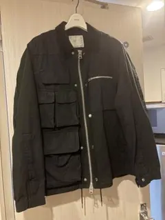 【sacai】21-02501M ミリタリーブルゾン ブラック 1（S-M）のサムネイル