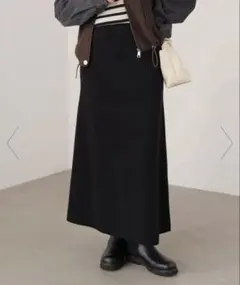 Bou Jeloud ミラノリブスカート ブラック 美品